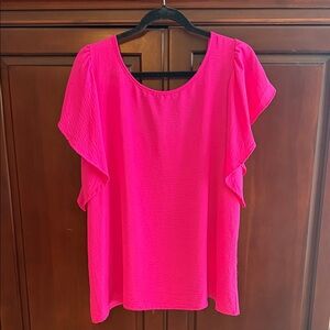 Vibrant Pink Women's Top